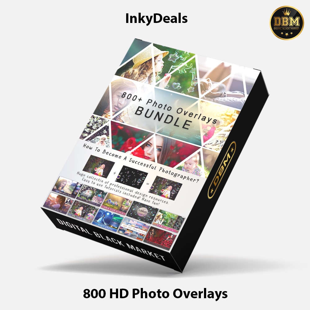 800 HD Photo Overlays - Photoshop Action