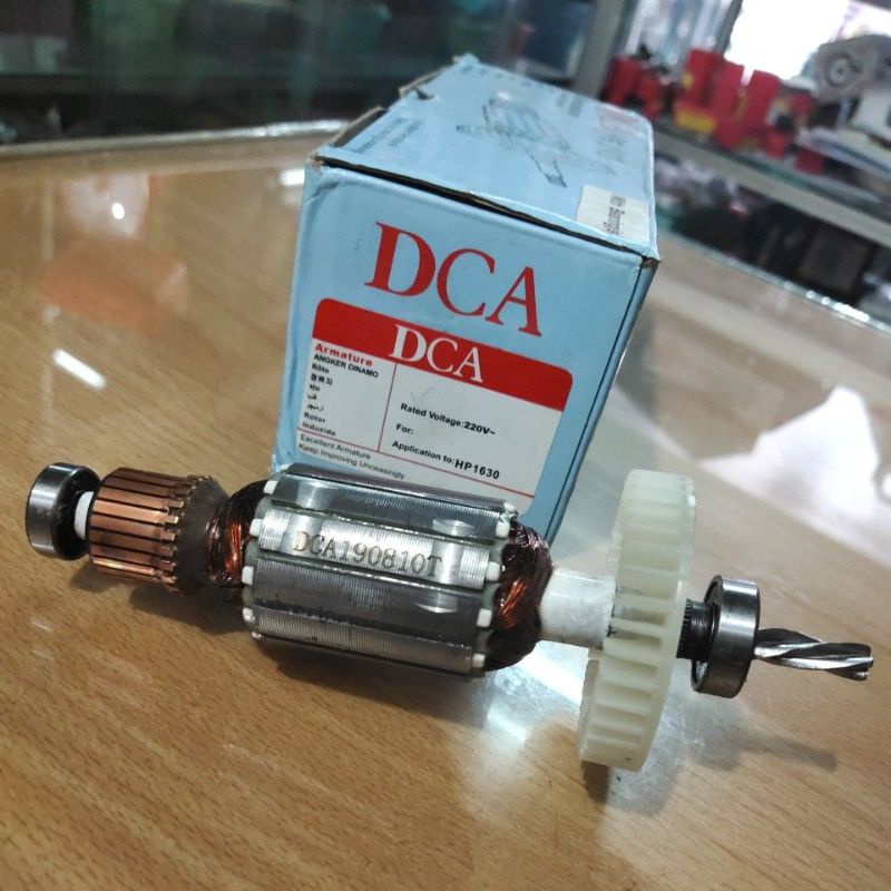 ORIGINAL PARTS 〽️ 1 Paket Rotor DCA HP-1630 HP-1631 ➕ Bearing Depan BD 607 ✓ Belakang BB 608 | Armat