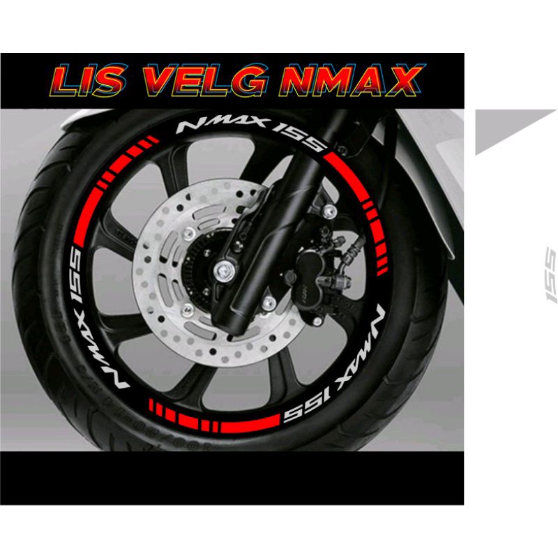 cutting sticker Lis velg Yamaha nmax old/new