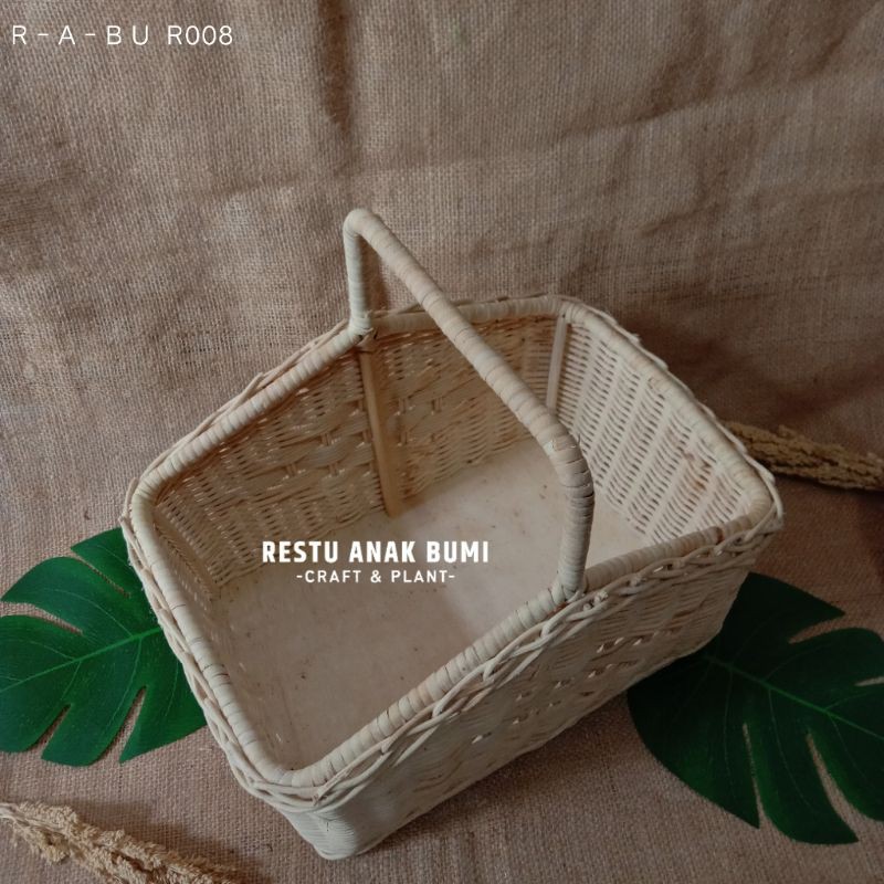 

Promo (R008) Keranjang Piknik Rotan 35cm Blong|Hampers|Hantaran|Wadah|Parcel|Hadiah|Handbag|Basket