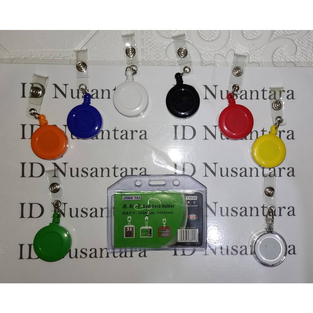 

Paket Yoyo Warna Warni + Casing ID Card Karet 1 Sisi T014V Tidur/Landscape