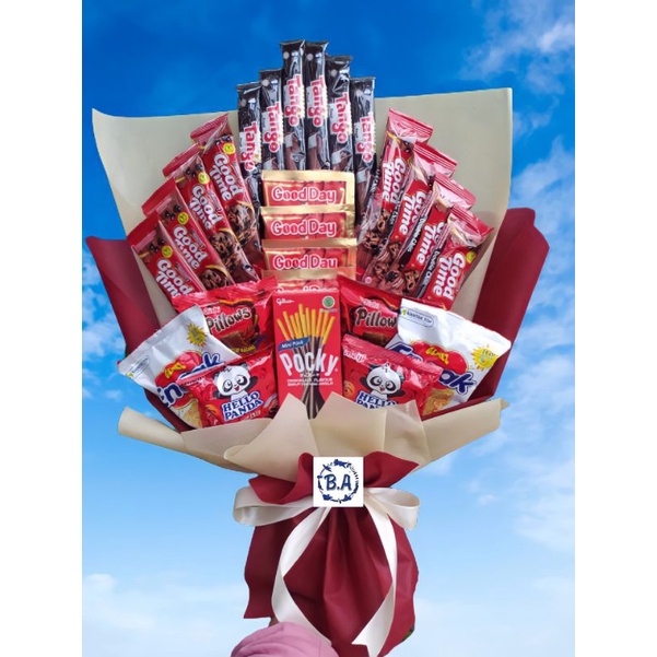 

(S) BUKET SNACK DAN KOPI ENAK GURIH MANIS/HADIAH ULTAH/WISUDA/ANNIVERSARY