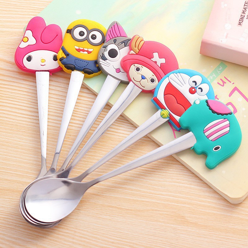 Sgmshop Sendok teh karakter sendok kartun lucu karakter tea spoon