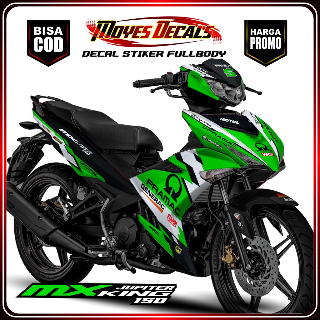 COD decal mx king new/old stiker yamaha mx king baru/lama Sticker decal jupiter mx king, Striping ju