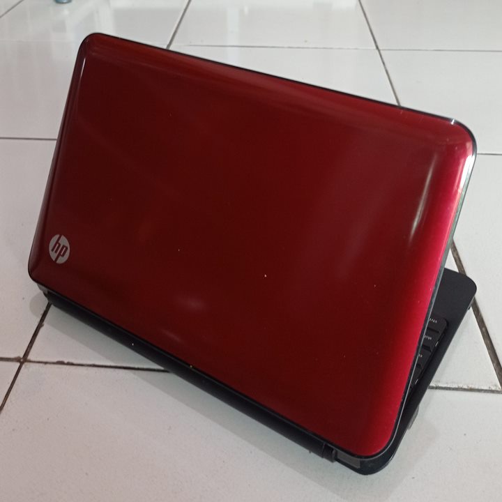 HP Mini 110-3700 Merah Intel Atom N570 RAM 2GB HDD 250GB Bluetooth Netbook Notebook Second Murah