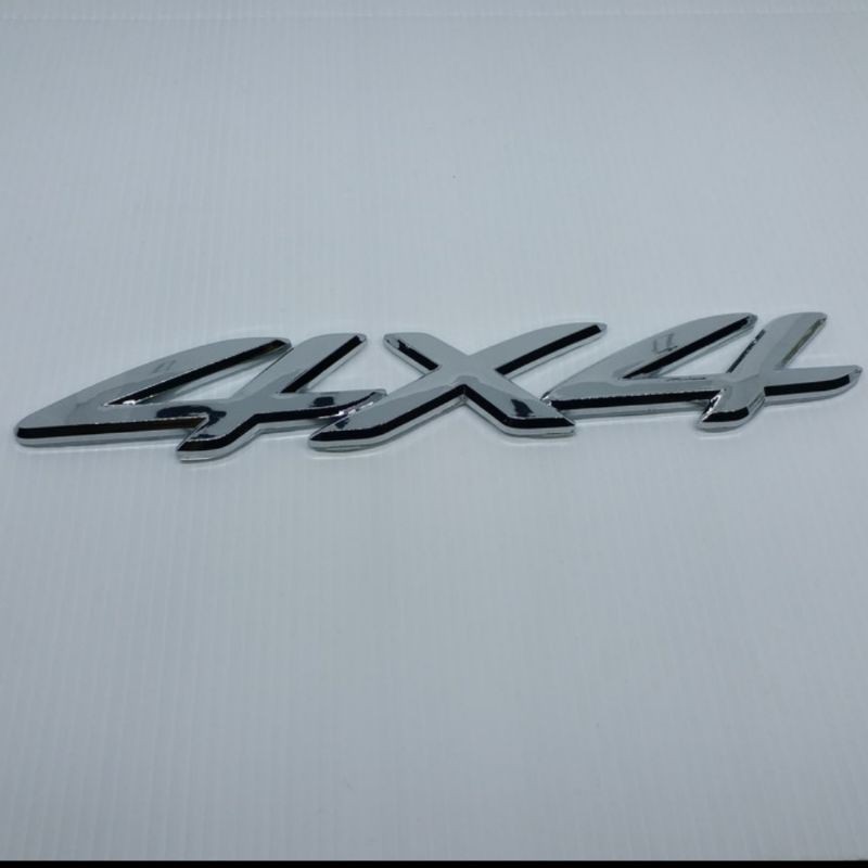 emblem 4x4 chrome mobil universal