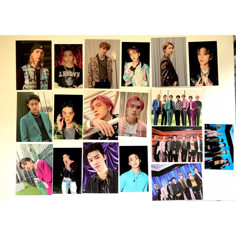 4x6 PHOTO SET + POSTCARD WORK IT NCT U (JOHNNY, YUTA, JUNGWOO, HENDERY, JAEMIN, TEN, JISUNG)