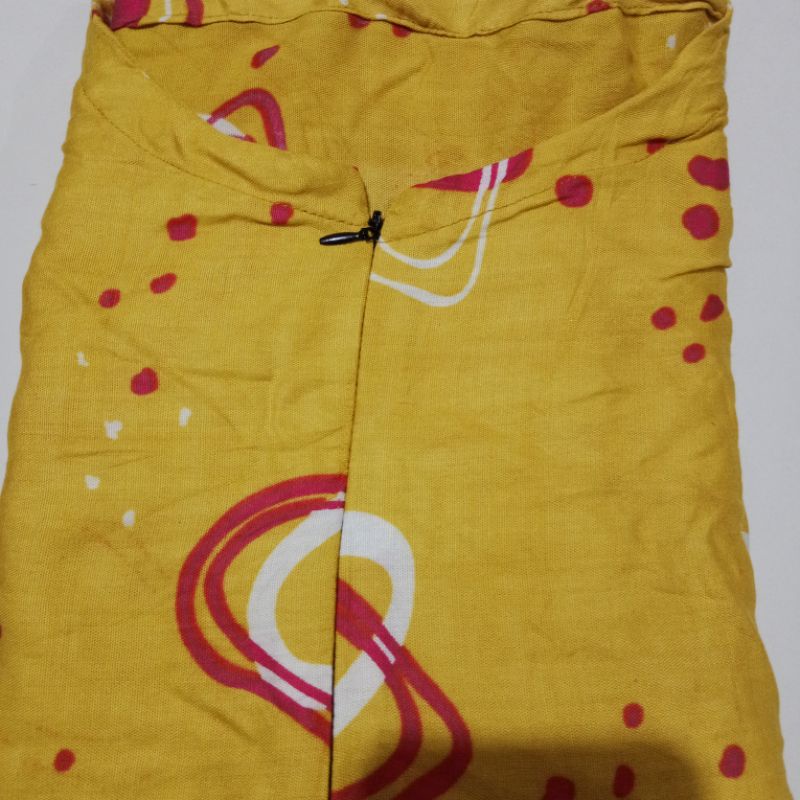 daster gendis jumbo XXXL busui, hamil LD 130 PB 110 saku kanan, rayon adem-G sisi kuning