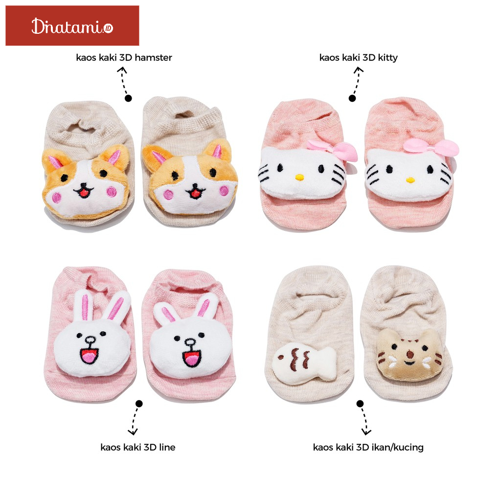 Kaos Kaki Bayi Boneka 3D | Kaos Kaki Bayi 3D Karakter | Kaos Kaki Bayi 3D Import