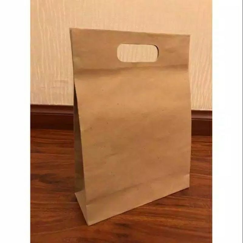 

Paperbag Pound Uk L | Tas Kertas Uk L 25x10x35cm Warna Cokelat