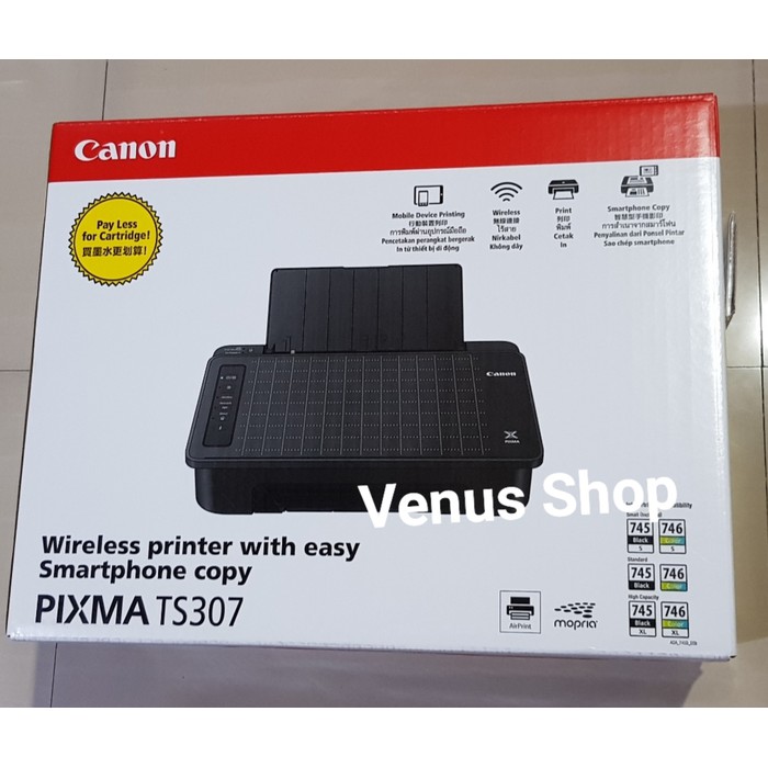 CANON PRINTER PIXMA TS307 WIFI PRINTER MURAH TS 307 SMARTPHONE COPY