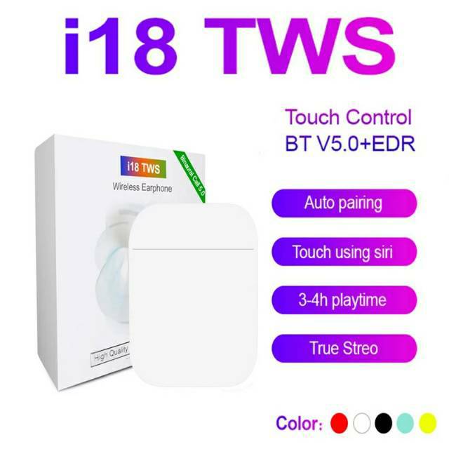 i18 TWS Mini Bluetooth Earphones Air Touch Control Wireless Headsets i10max i10 max i8x i7s