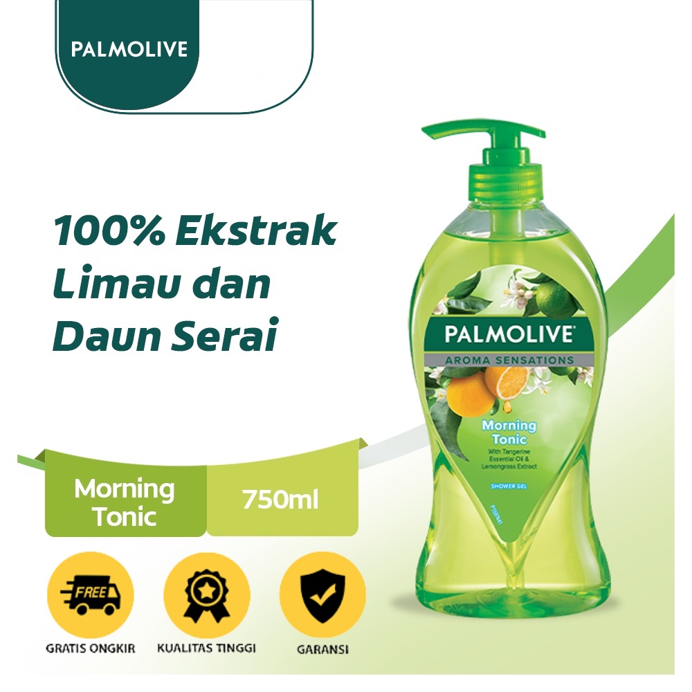 Jual Palmolive Aroma Sensations Gel Morning Tonic 750ml Sabun Mandi