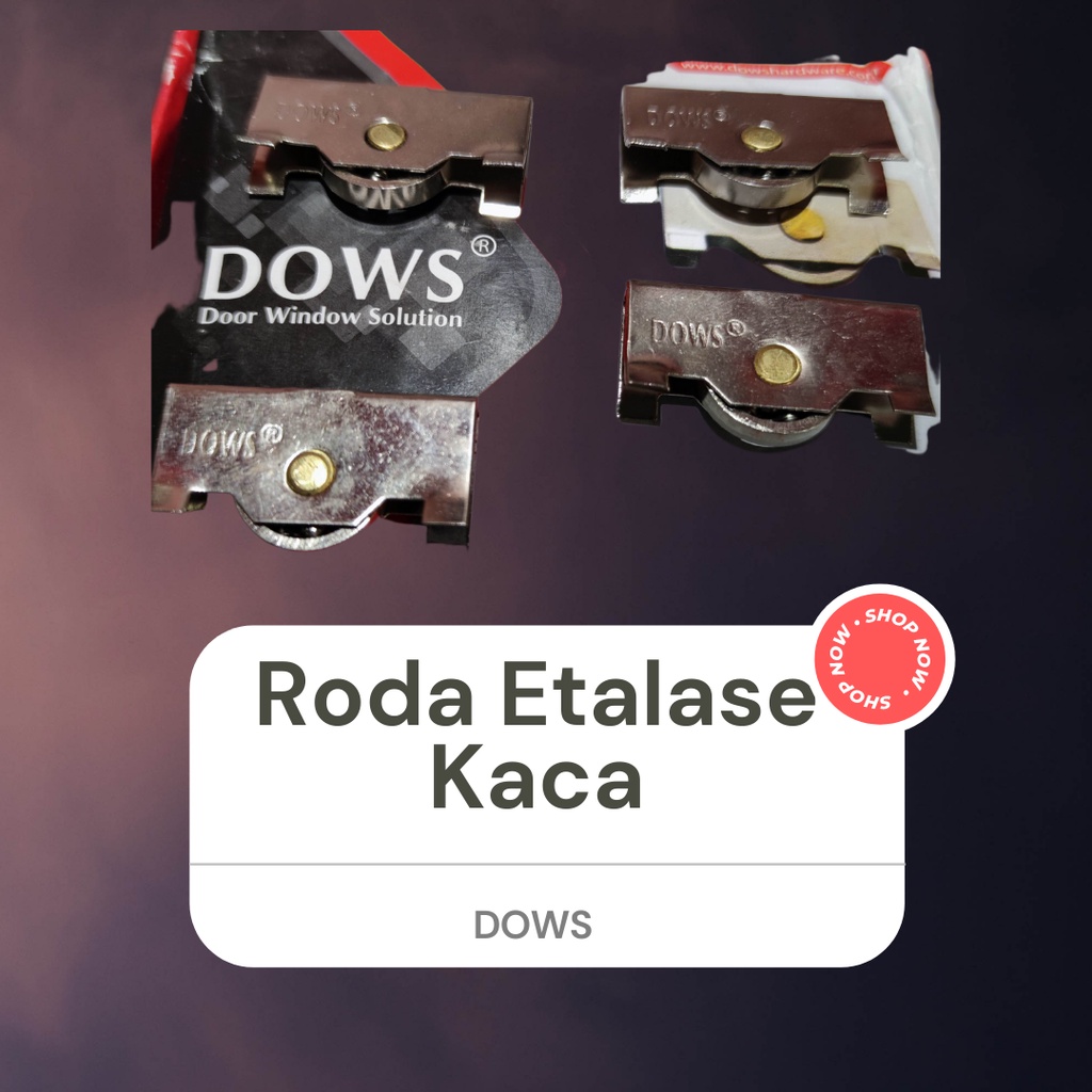 Roda Etalase Kaca Roda Showcase Besar Roda Lemari Etalase Roda Pintu Etalase DOWS