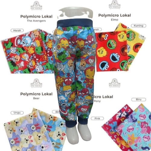 PILIH MOTIF JOGGER ANAK LAKI LAKI KARAKTER Cars/Tayo