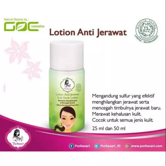 PURBASARI Lotion Anti Jerawat 50ml