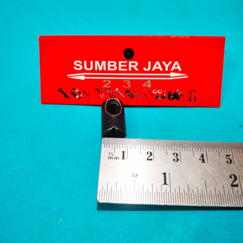 Mur palang MINUS   M6 x 10 x 17  Hitam / Mur guling  / Mur dipan furniture  TERMURAH