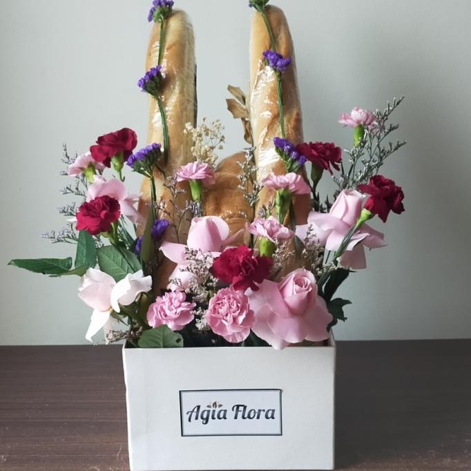 

KLEMENTINA/FLOWER GIFT BOX+ FRENCH BREAD DSG54546WE