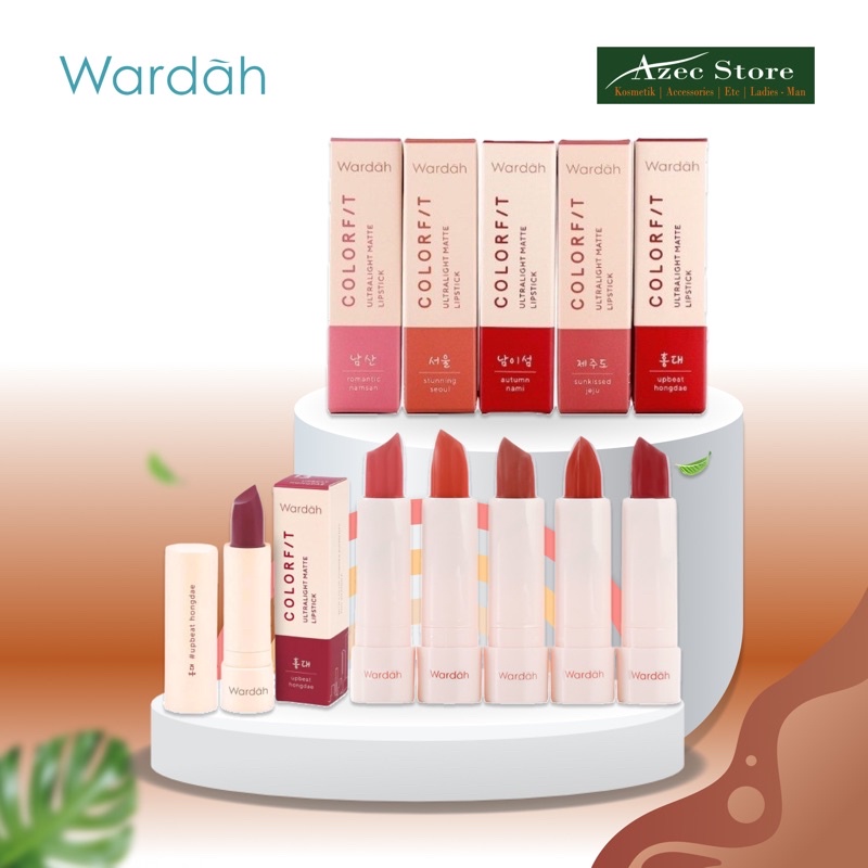 Wardah Colorfit Ultralight Matte Lipstick - Korea Edition