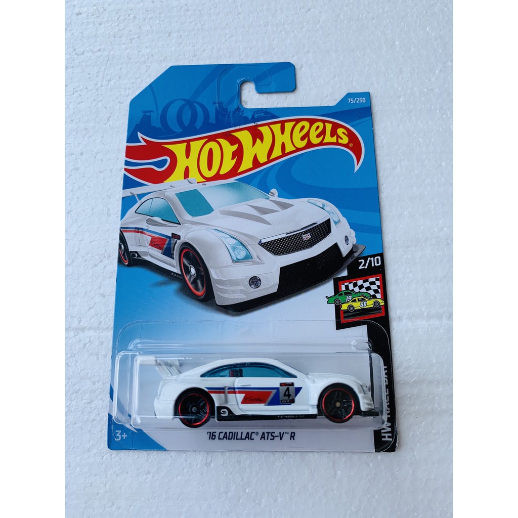 HOT WHEELS HOTWHEELS 16 CADILLAC ATS-V R PUTIH DIECAST MOBIL HOTWIL HOT WIL LANGKA MURAH TRACK BARU