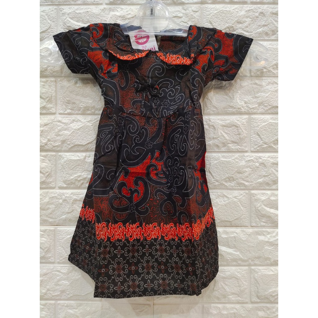 DRESS ANAK BATIK 1-10tnn S M L XL TG JGKS