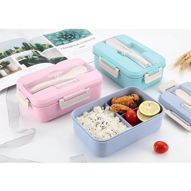 kotak bekal high quality tahan panas high quality tahan oven lunch box kotak bekal kotak makan gandum bpom