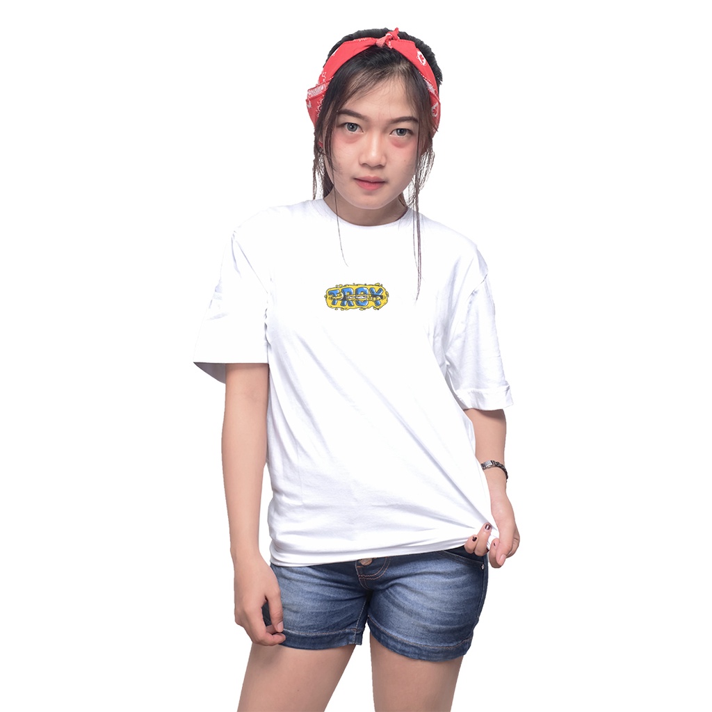 Troy Company T-Shirt Kaos Putih MT 1825