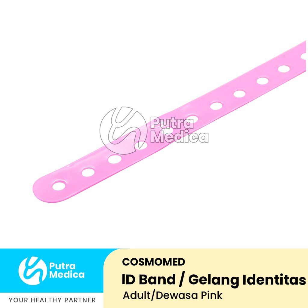Cosmomed ID Band Dewasa - 1 Pc / Gelang Identitas Identifikasi Pasien / Identification Bracelet