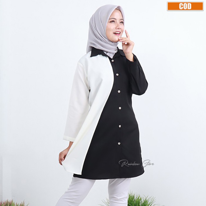 Atasan Muslim Wanita | Maisie Tunik | Busui