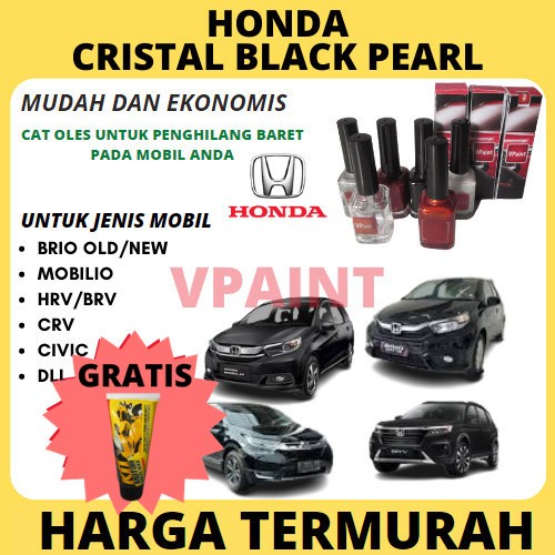 CAT OLES MOBIL HONDA WARNA HITAM UNTUK BRIO,MOBILIO,BRV,CRV DLL