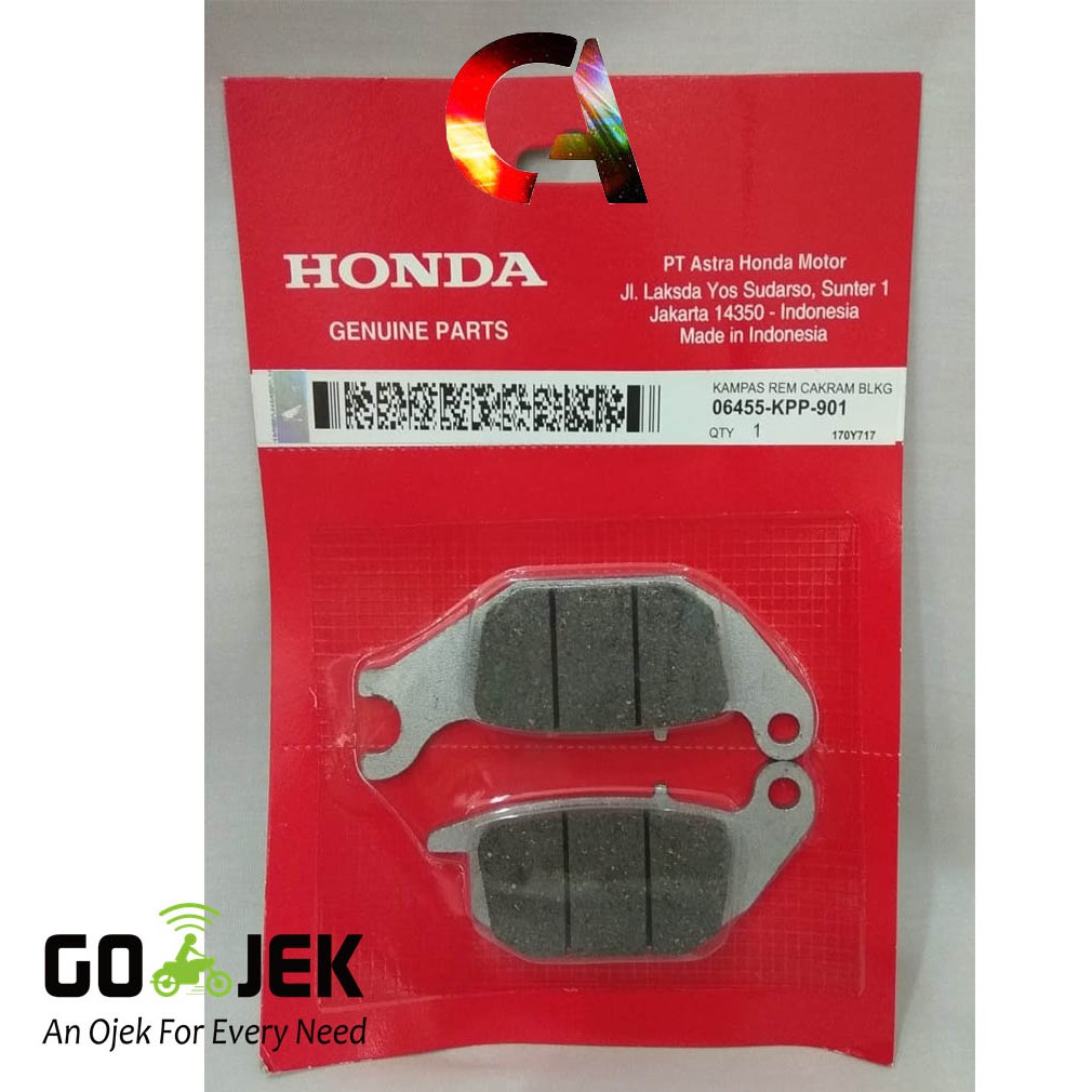 Kampas Rem Belakang Cakram Dispad Belakang Honda SupraX125 SUPRA X 125 FI  Tiger KPP