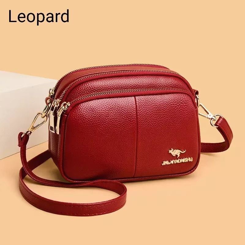 Sling Bag Wanita Mini KANGOROO Level 2 PLAIN Tas Slempang Wanita Korea Tas Selempang Bahu Terbaru Kekinian Simpel Kasual Santai