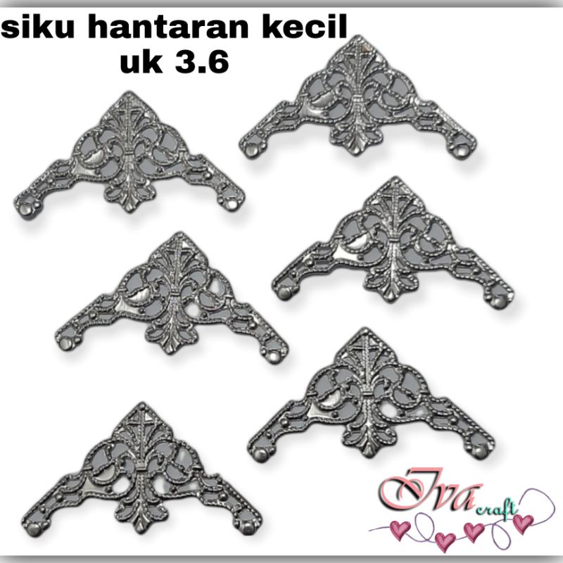 lempengan sudut siku hantaran kecil / biji