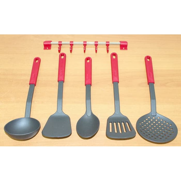 Spatula Nylon Kitchen Tools Set Nakami with Hanger