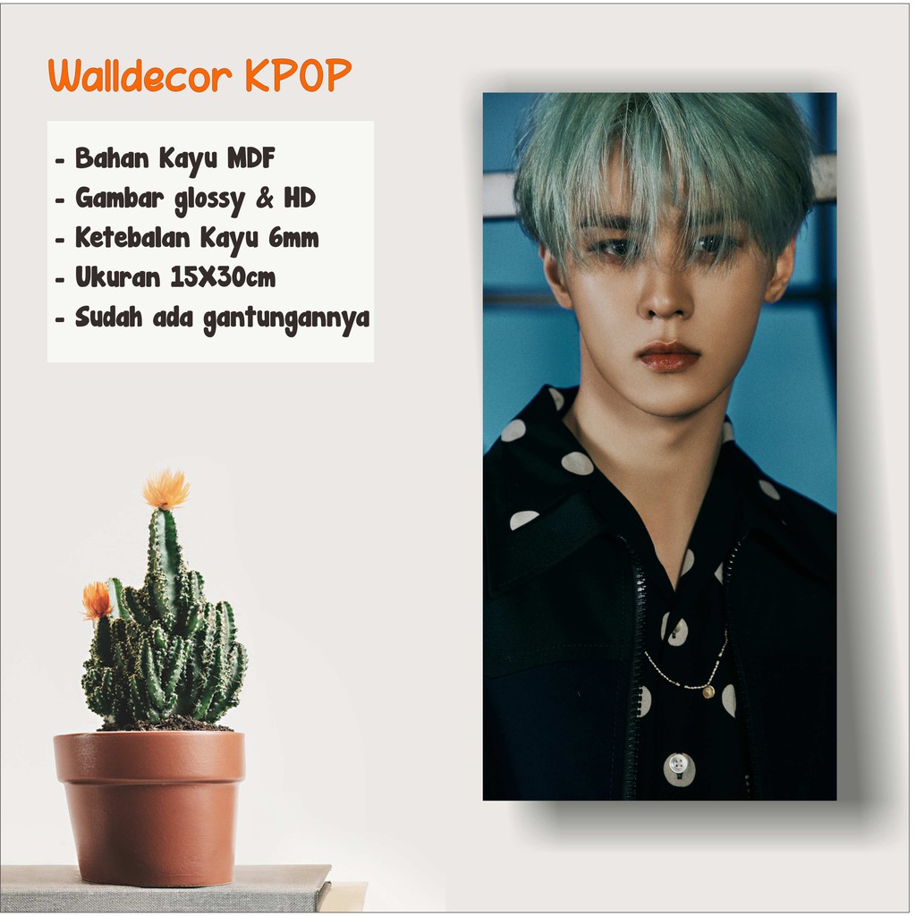 Kun Walldecor NCT 2020 Resonance Ukuran 15x30cm Wall Decor Poster Kayu Hiasan Dinding KPOP Korea Glo