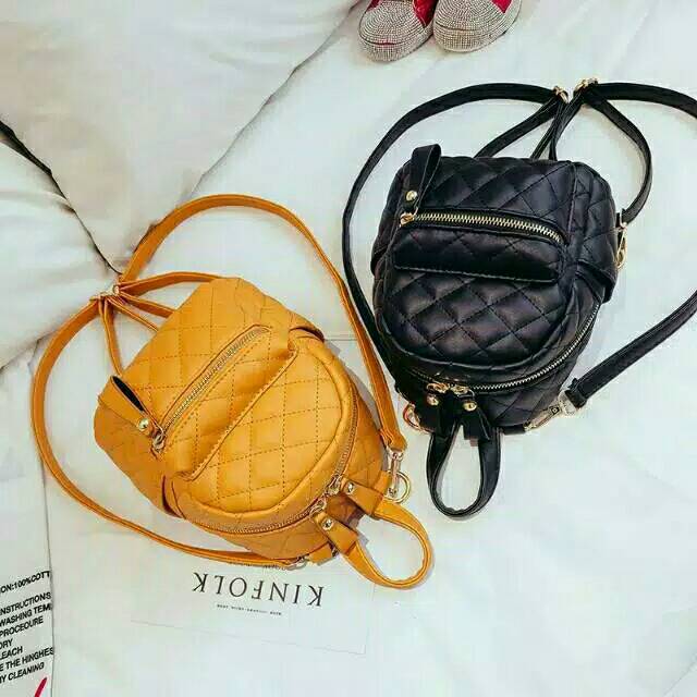 TAS IMPORT CANTIK DAN MURAH-TAS MINI RANSEL WANITA CANTIK