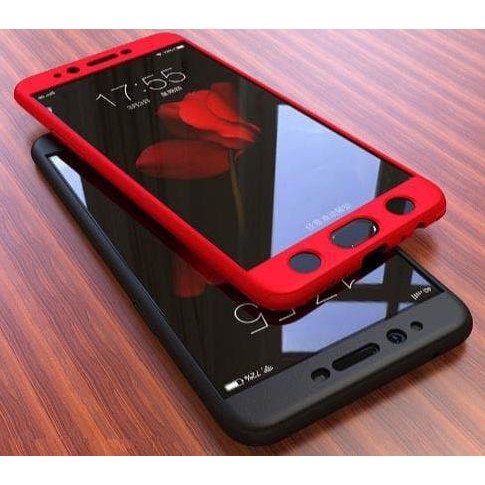Hardcase Case 360 Oppo F3 / F3 Plus Hard Full Body Casing Original - Hitam