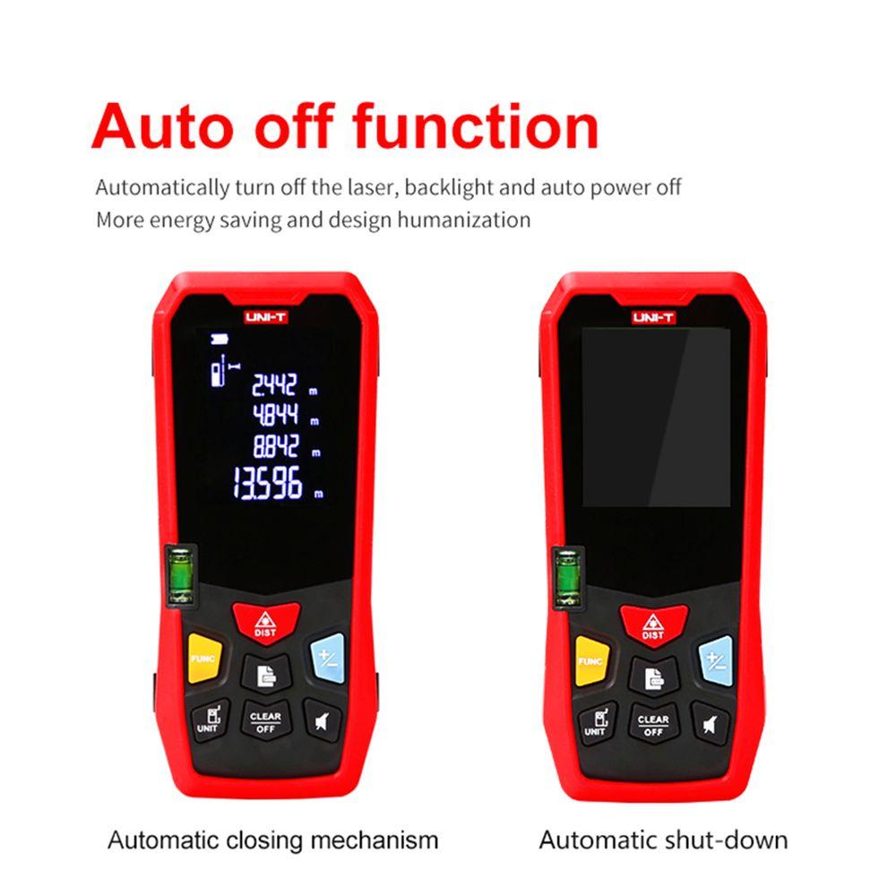 POPULAR Populer Distance Meter UNI-T Alat Tes 40M 60M 80M 100M Penggaris Digital