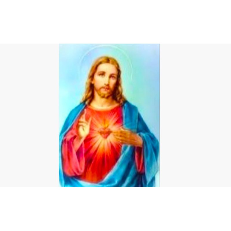 Paket kristik hati Yesus kudus cinta pola kain full cross stitch kit 14ct