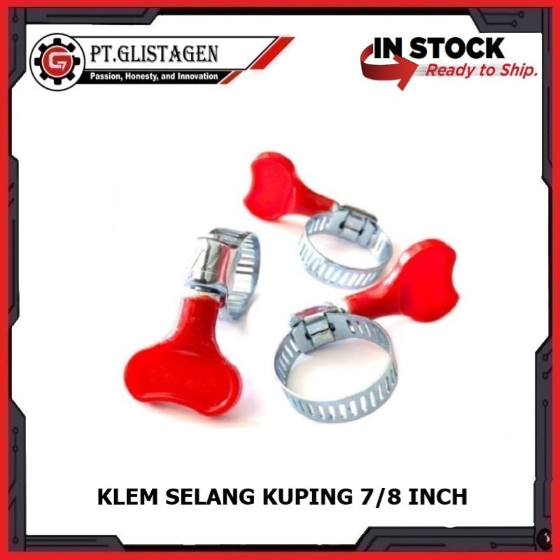 Jual Klem Selang Kuping Hose Clamp Stainless With Handle 7 8 Inch