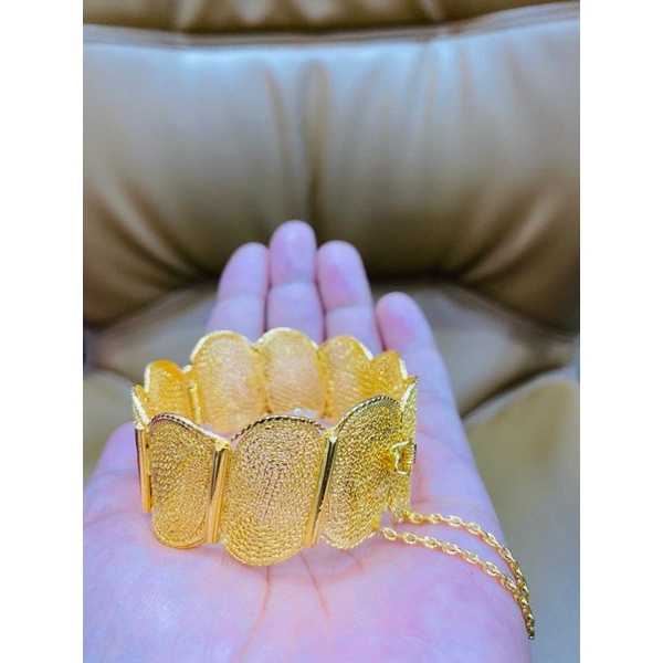 gelang kendari lapis emas