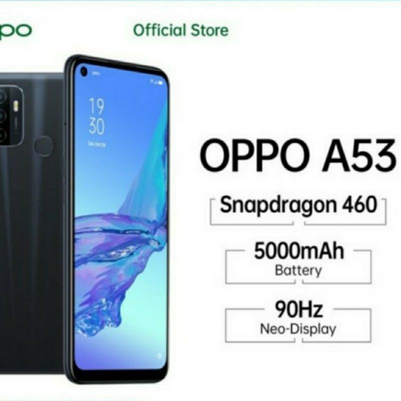 oppo a53 ram 6/128 garansi resmi oppo indonesia