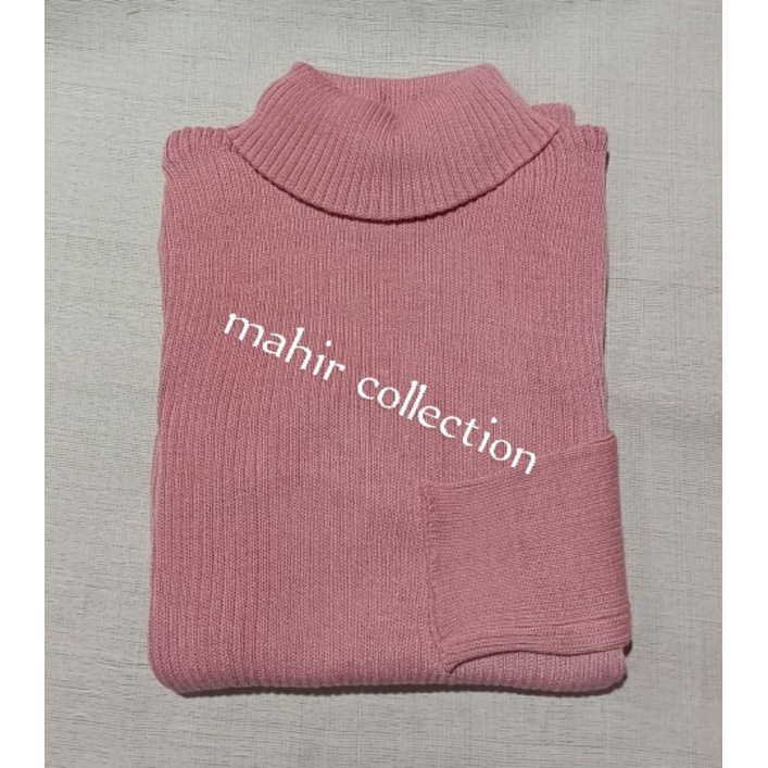 SWEATER RAJUT ANAK KERAH TINGGI/ATASAN RAJUT ANAK KERAH TINGGI/PRETTY TURTLLE NECK/KERAH TINGGI ANAK PREMIUM