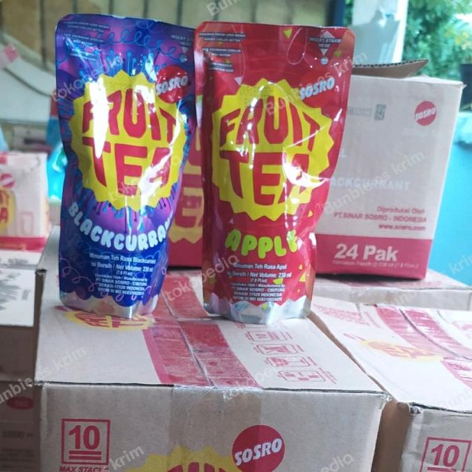 

[COD] Fruit Tea Pouch 230ml (KARTON) [COD]
