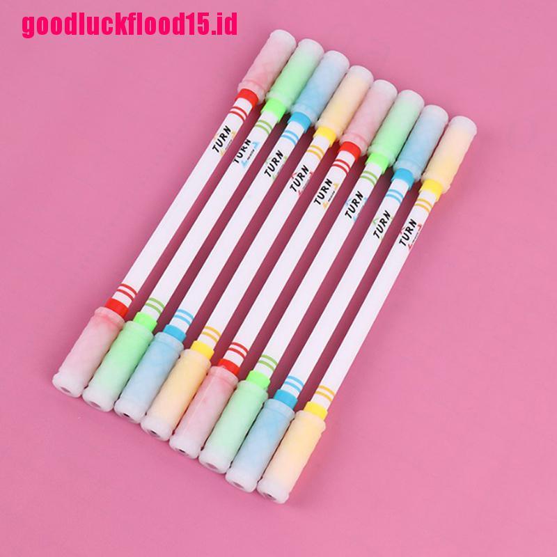 (LUCKID) Pen Spinning Anti Slip Warna Putih Ukuran 20CM Champion