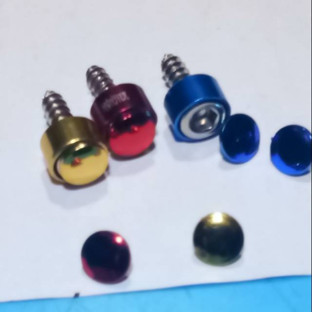 Paket Baut L body variasi plus monel dan tutup baut beat vario scoppy mio fino universal drat kasar