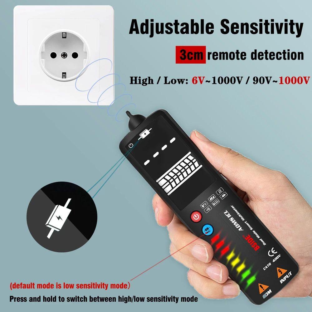 Solighter Voltage Detector Tester Profesional True RMS Pen Voltmeter Sirkuit Volt Tester