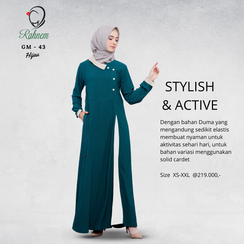 GAMIS RAHNEM GM 43 HIJAU