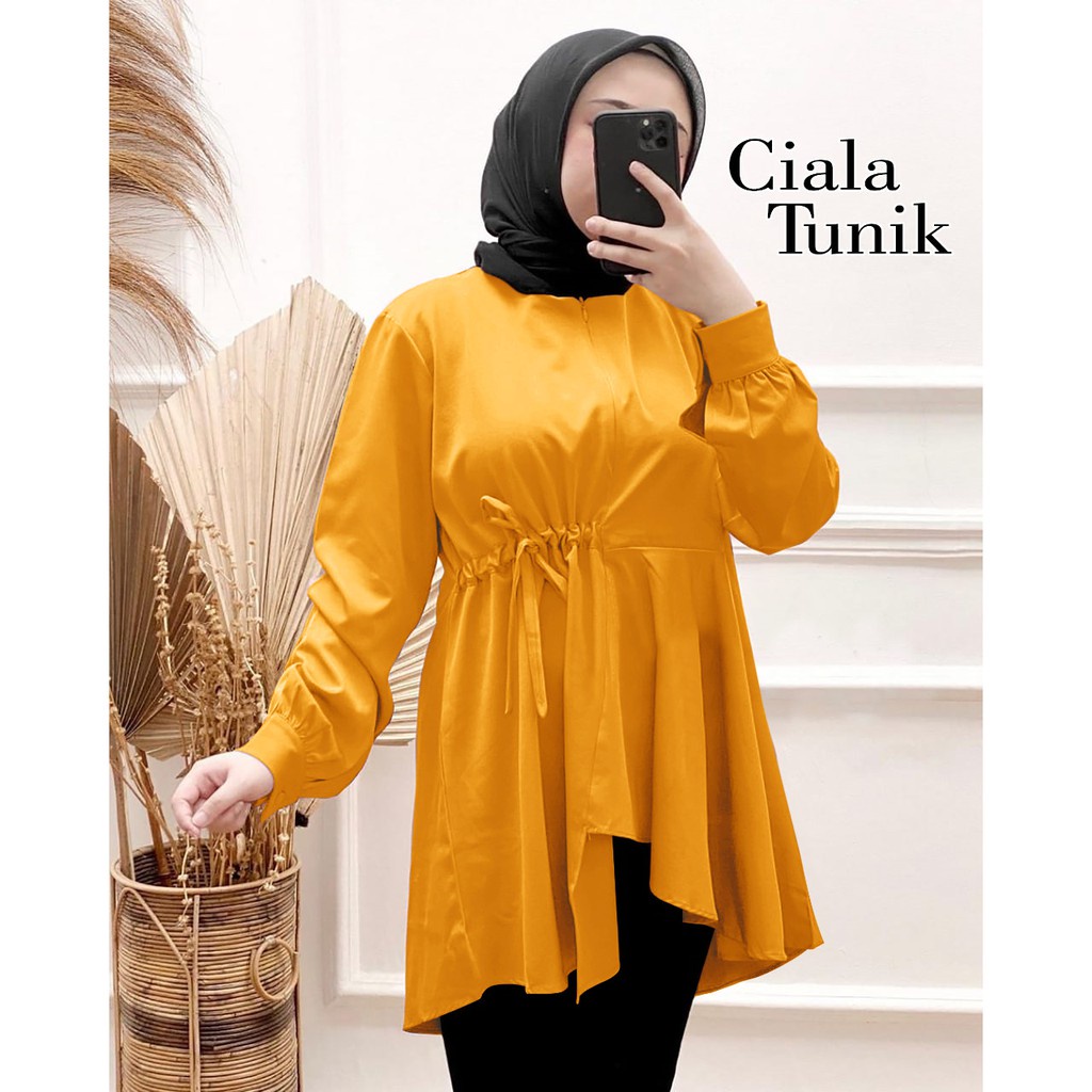 Tunik muslim terbaru / Ciala Tunik moscrepe premium VC