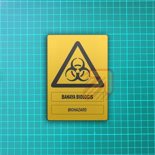 

Stiker Safety Sign K3 Bahaya Biologis